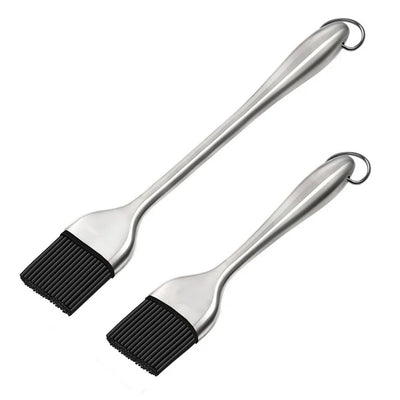 BPA Free Silicone BBQ Brush with Stainless Steel Handle - Smarsty