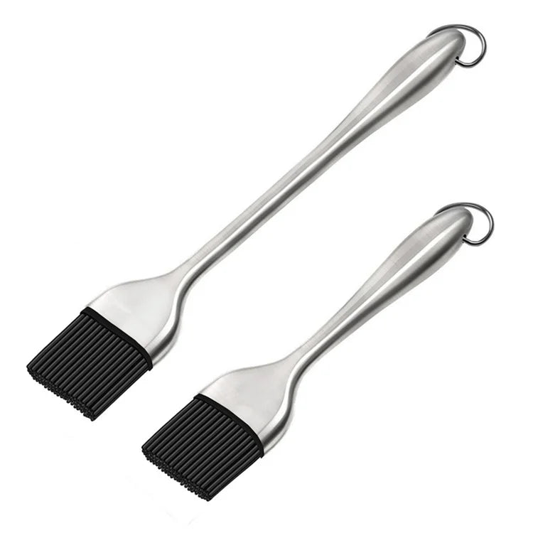 BPA Free Silicone BBQ Brush with Stainless Steel Handle - Smarsty
