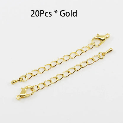 10pcs Extension Chains With Lobster Clasps Adjustable - Smarsty