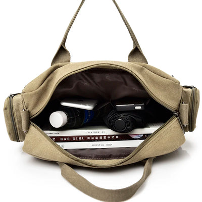 Mens Canvas Crossbody Bag For Travel And Everyday Use - Smarsty