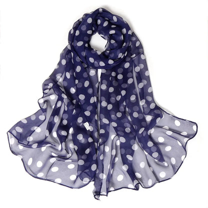 Women Silk Floral Scarf Long Sunscreen Beach Wrap - Smarsty