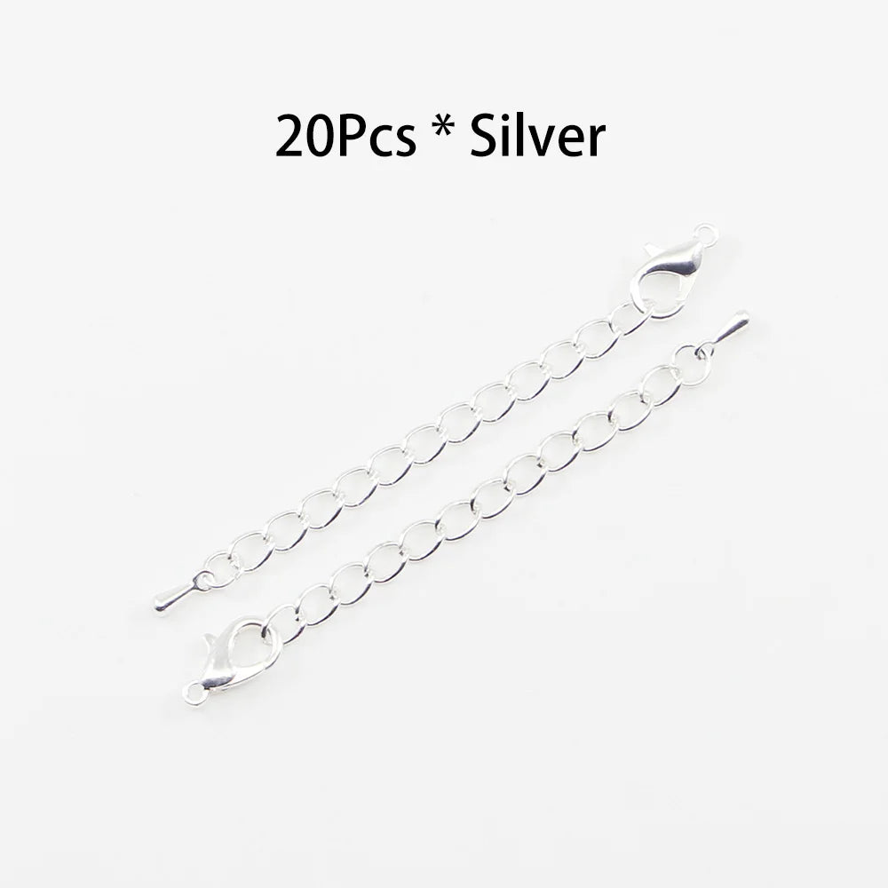 10pcs Extension Chains With Lobster Clasps Adjustable - Smarsty