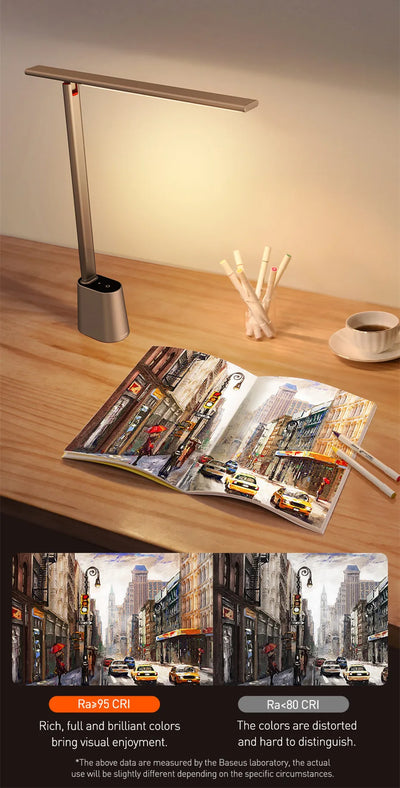 Baseus Dimmable LED Desk Lamp with Eye Protection - Smarsty