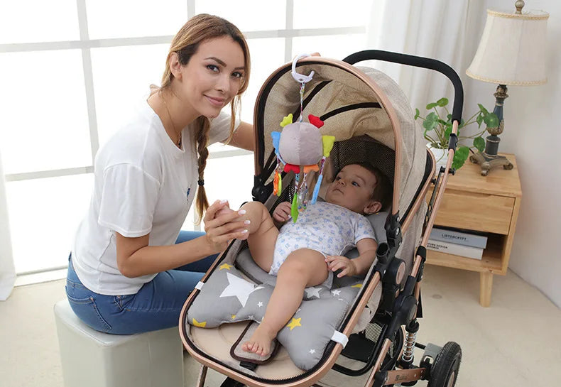 Newborn Baby Plush Stroller Toys Baby Rattles Mobiles Cartoon Animal Hanging Bell Educational Baby Toys 0-12 Months Speelgoed by Smarsty