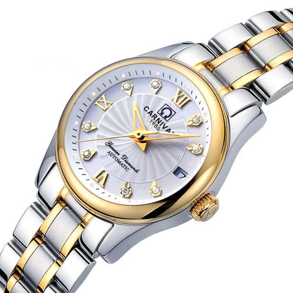 Carnival Luxury Women's Mechanical Watch with Sapphire Crystal - Smarsty