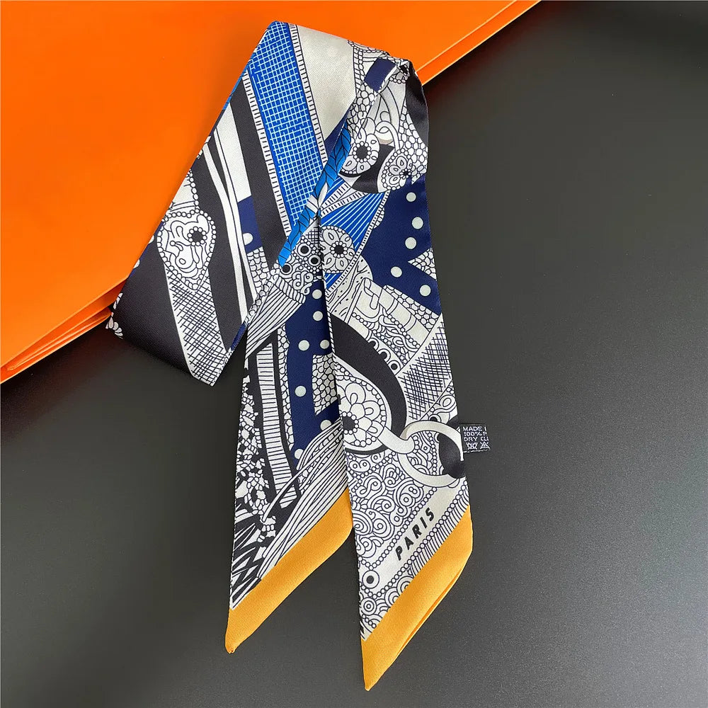 Silk Summer Scarf for Women Lightweight Neckwear - Smarsty