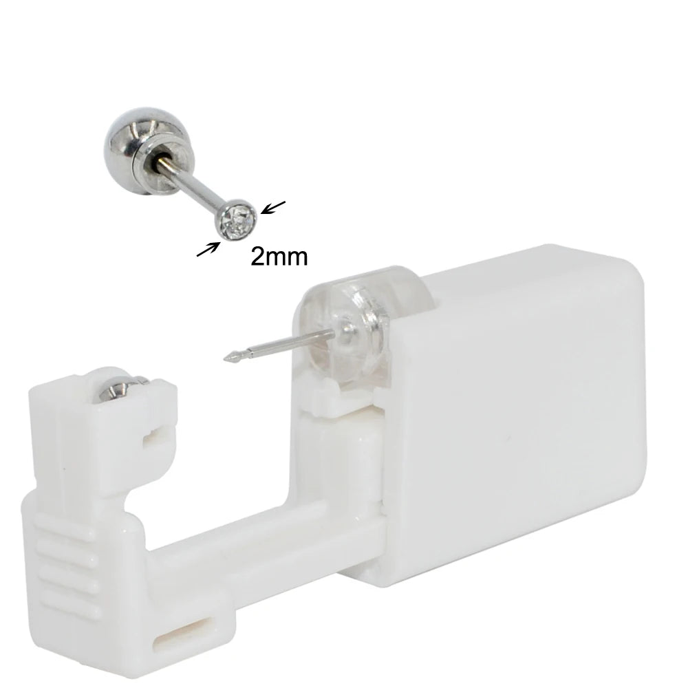 Sterile Surgical Steel Ear Stud Disposable Safe Ball - Smarsty