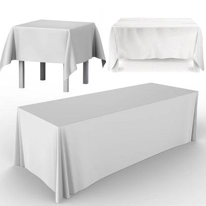 Rectangle Satin Tablecloth for Elegant Wedding Decor - Smarsty
