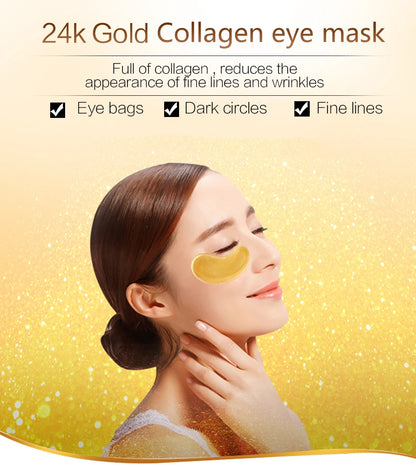 Crystal Collagen Gold Eye Masks for Dark Circles - Smarsty