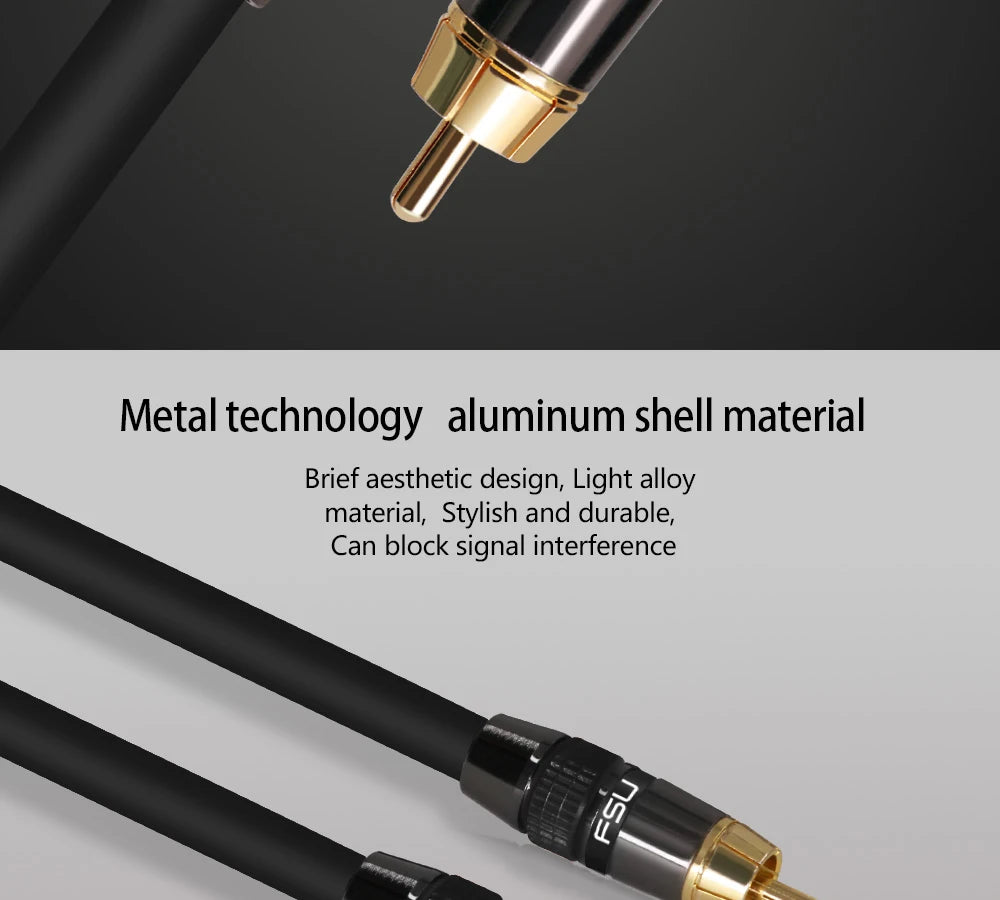 Coaxial Digital Audio RCA Cable for Superior Sound Quality - Smarsty