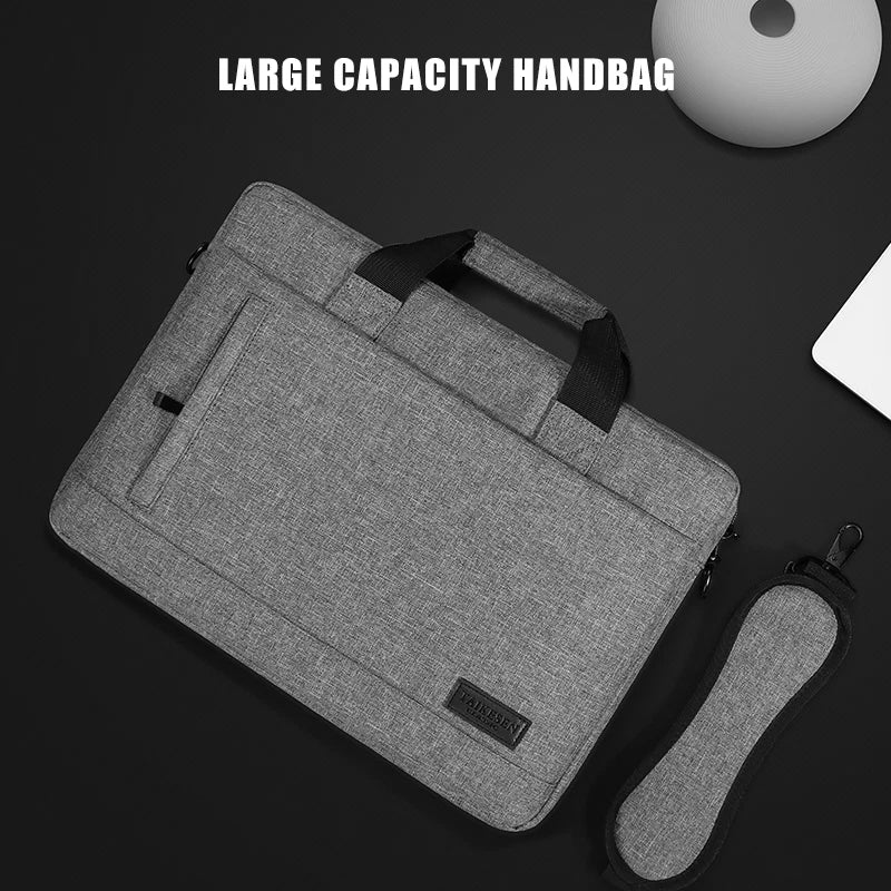 Durable Canvas Laptop Sleeve Case With Zipper Closure