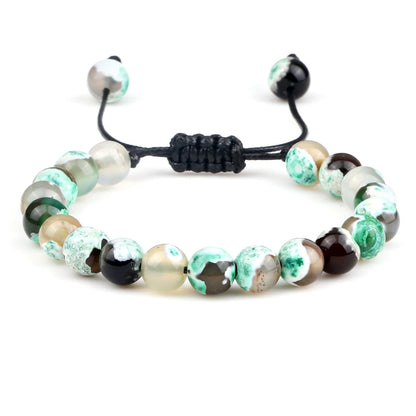 Adjustable 8mm Tiger Eye Beads Bracelet for Yoga Healing - Smarsty