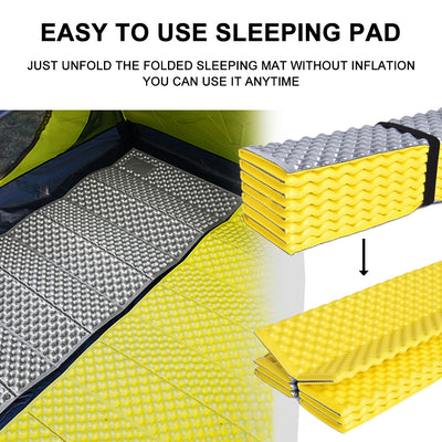 Widesea Camping Mat Portable Sleeping Pad Picnic Foam Bed Mattress Travel Trekking Equipment Blanket Waterproof Moistureproof by Smarsty