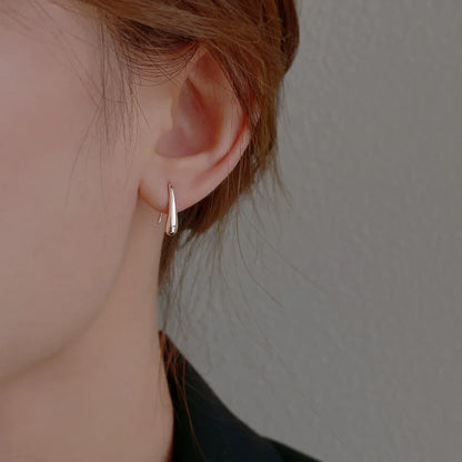 925 Sterling Silver Water Drop Earrings Elegant Gift - Smarsty