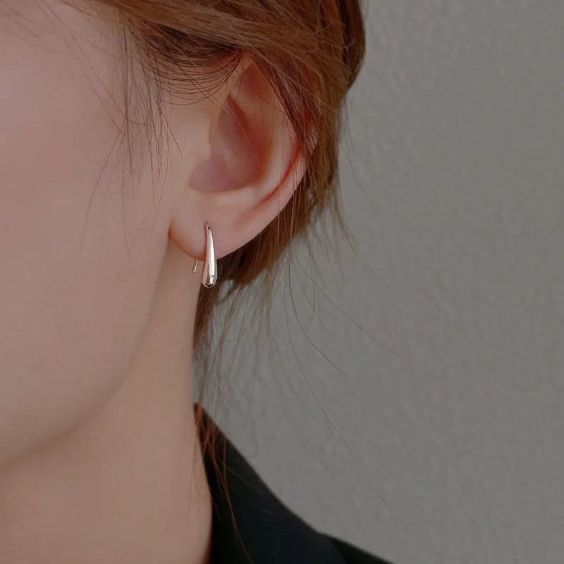925 Sterling Silver Water Drop Earrings Elegant Gift - Smarsty