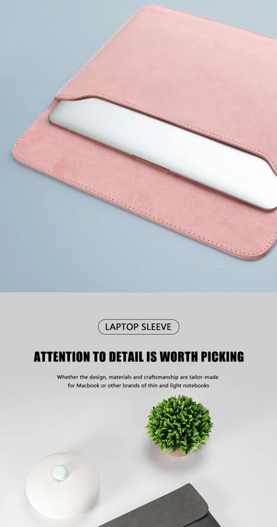 Universal Laptop Sleeve With Soft PU Protection 11 16 Inch - Smarsty