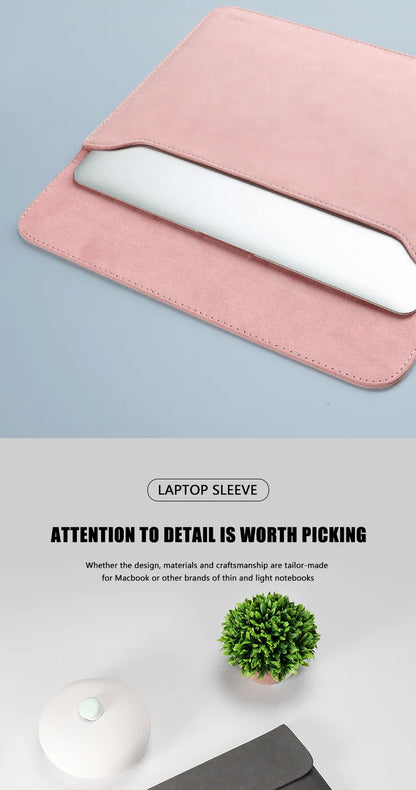 Universal Laptop Sleeve With Soft PU Protection 11 16 Inch