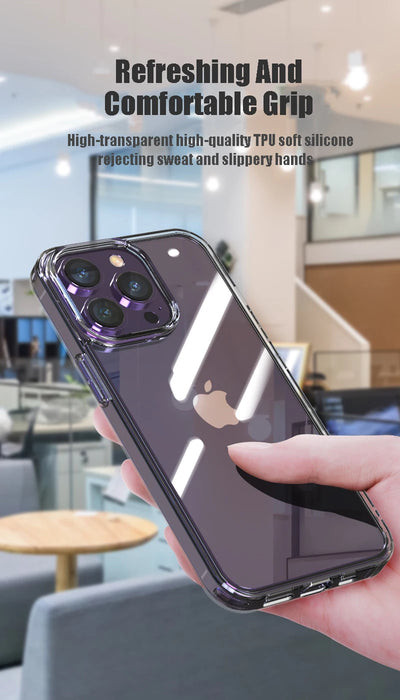 Luxury Tempered Glass Clear Case For iPhone 16 15 14 12 13 Mini 11 Pro XS Max X XR 15 7 8 16Plus SE Transparent Hard Case Fundas by Smarsty