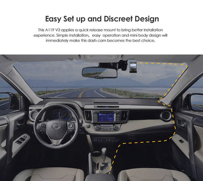 2K Car Dash Camera With Night Vision And Parking Mode - Smarsty