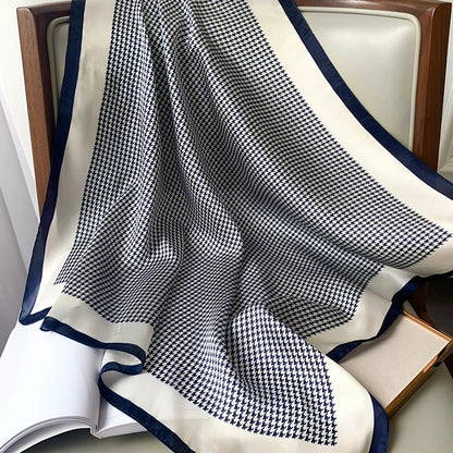 Luxury Silk Satin Scarf for Women with Sun Protection - Smarsty