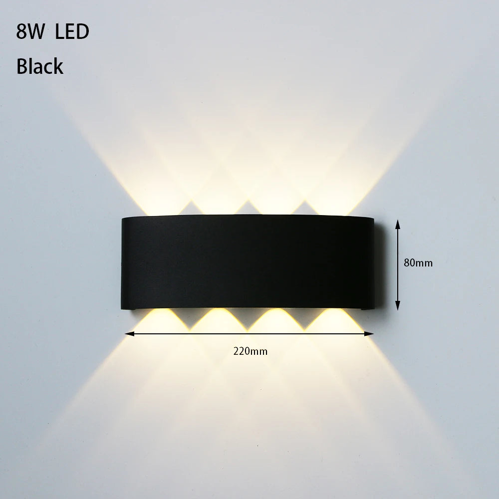 Outdoor Waterproof LED Wall Lamp for Stylish Illumination - Smarsty