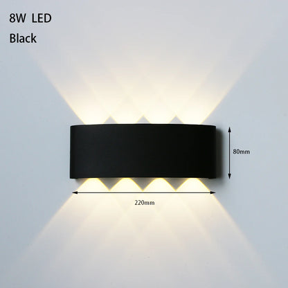Outdoor Waterproof LED Wall Lamp for Stylish Illumination - Smarsty
