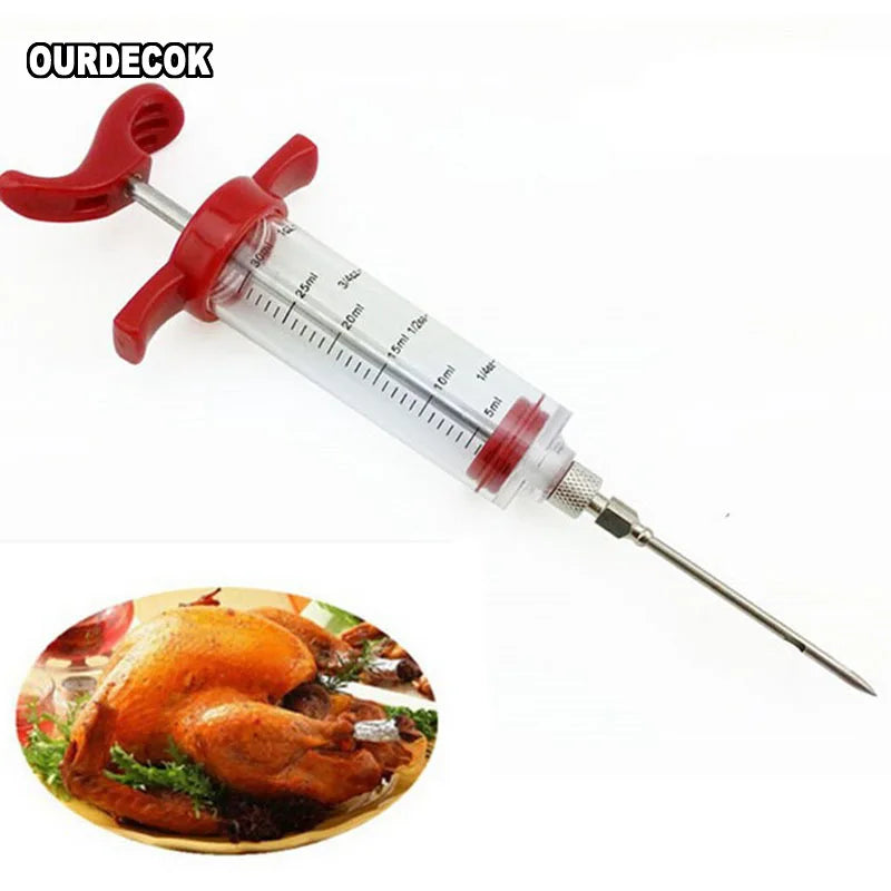 Barbecue BBQ Tools Set with Sauce Injector for Easy Grilling - Smarsty