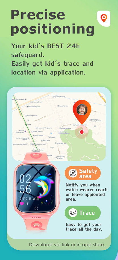 KGG 4G Kids Smart Watch with GPS and SOS Feature - Smarsty