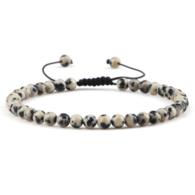 Adjustable Lava Stone Beaded Bracelet for Chakra Healing - Smarsty