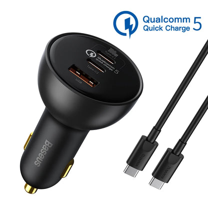 Ultra High Power USB Type C Car Charger PD30 QC5Plus - Smarsty