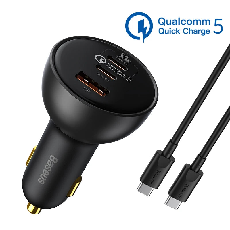 Ultra High Power USB Type C Car Charger PD30 QC5Plus - Smarsty