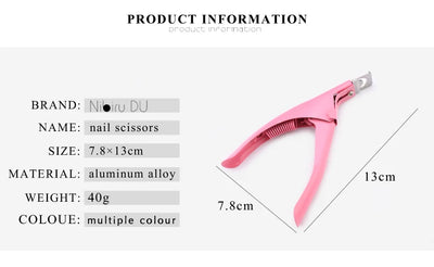Professional Acrylic Nail Cutter for Precise Trimming - Smarsty