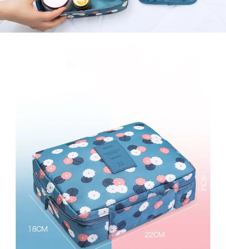 Outdoor Travel Cosmetic Bag Waterproof Organizer For Women - Smarsty