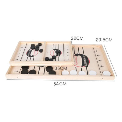 Table Hockey Paced Sling Puck Board Game Fast Sling Puck Winner Party Game Adult Child Family Game Desktop Battle Board Game by Smarsty