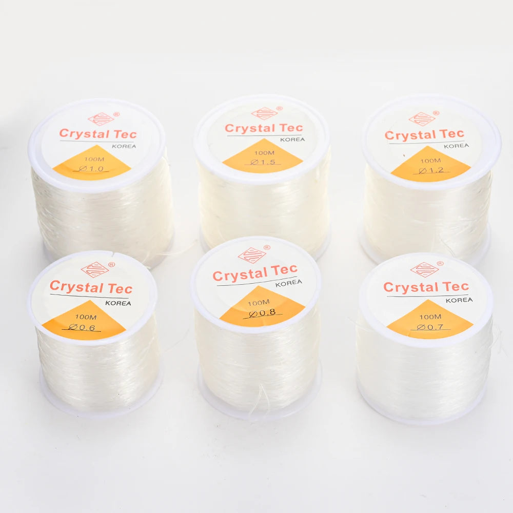 Transparent Elastic Cord Thread For Jewelry Making Durable - Smarsty