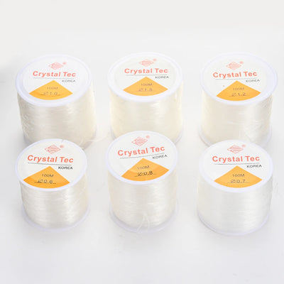 Transparent Elastic Cord Thread For Jewelry Making Durable - Smarsty