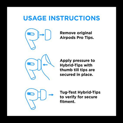 Memory Foam Ear Tips for Apple AirPods Pro 2 - Smarsty