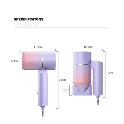 Portable Folding Hairdryer With Anion Technology - Smarsty