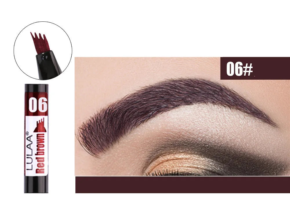 4D Microblading Eyebrow Pen Long Lasting Waterproof Formula - Smarsty