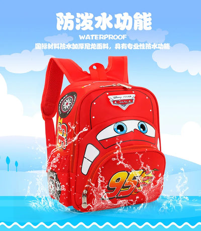 Car Theme Kids Backpack Safe Lightweight Kindergarten Bag - Smarsty