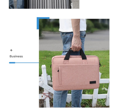 Durable Canvas Laptop Sleeve Case With Zipper Closure - Smarsty