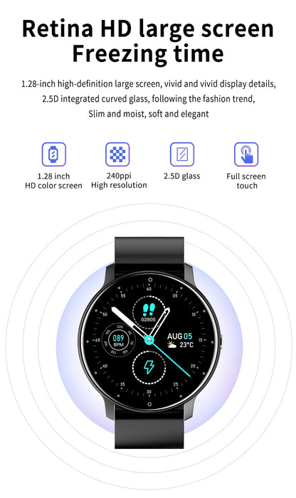 LIGE Smart Watch for Ladies with Full Touch Screen - Smarsty
