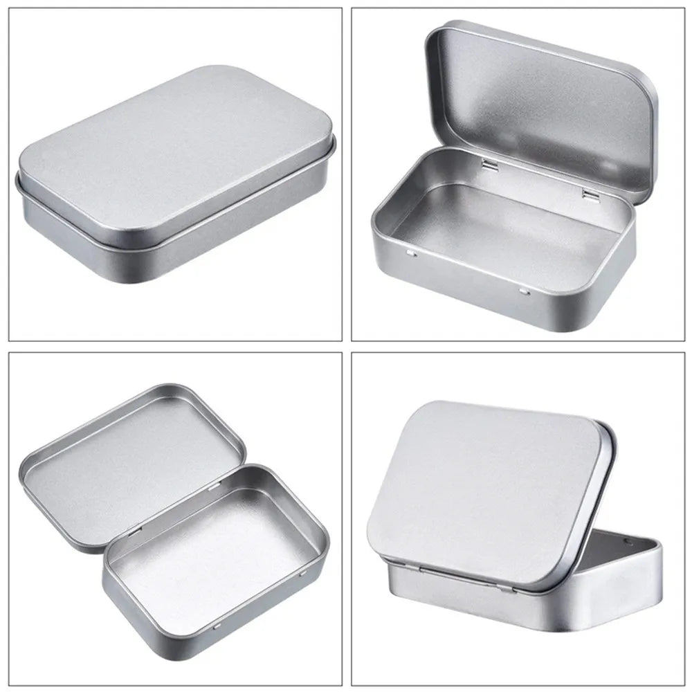 Small Metal Storage Box for Jewelry and Coins - Smarsty