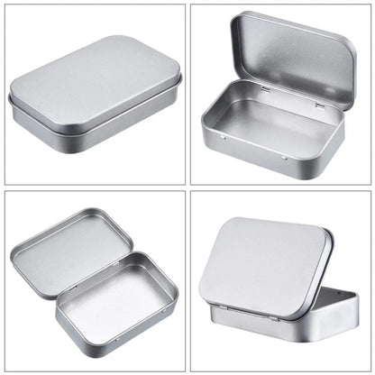Small Metal Storage Box for Jewelry and Coins - Smarsty