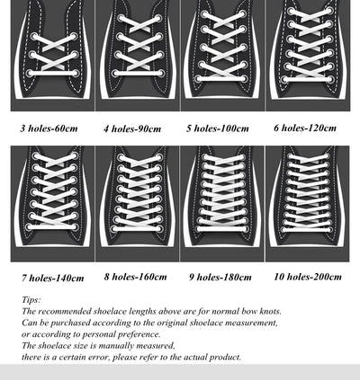 New Flat Classic Shoelaces for Sneakers Casual Shoe laces White Black Sports Shoelace Shoes Balanc String Shoe Accessories - Smarsty