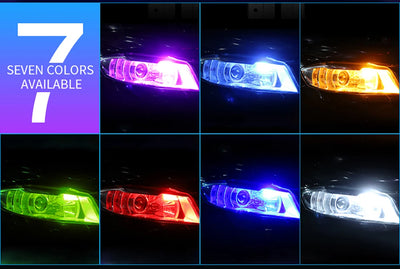 10X New W5W LED T10 Car Lights COB Glass Interior Parts Bulbs White ice blue Yellow Auto License Plate Lamp Dome Read Light 12V - Smarsty