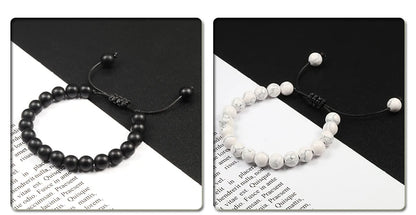 Adjustable 8mm Tiger Eye Beads Bracelet for Yoga Healing - Smarsty
