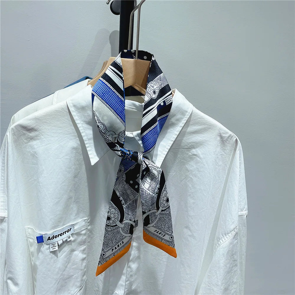 Silk Summer Scarf for Women Lightweight Neckwear - Smarsty