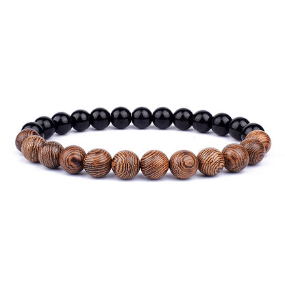 Volcanic Stone Bracelet for Men with Mood Tracking Feature - Smarsty