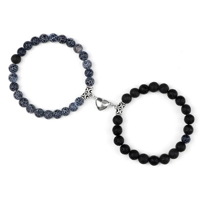 Natural Stone Couple Bracelets Set for Friendship - Smarsty